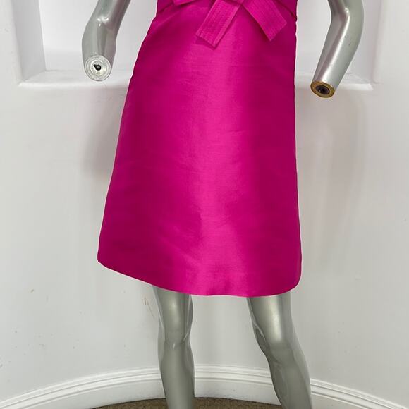 Kate Spade New York Origami Bow A-Line Tokyo Mini Dress Pink Size 2 BNWT - Picture 8 of 15